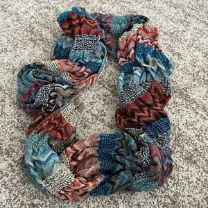 Charlotte Daniel Patchwork Infinity Scarf O/S